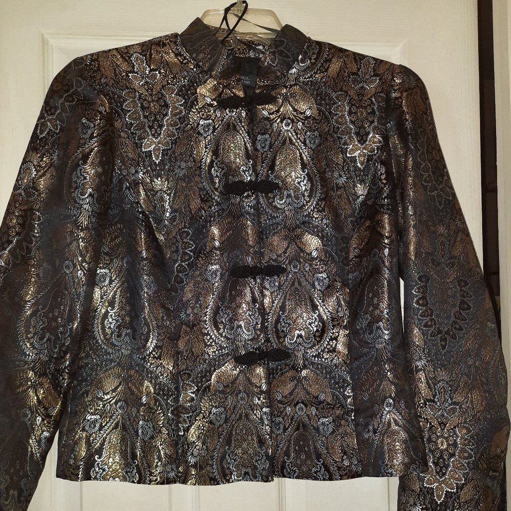 DressBarn print blazer